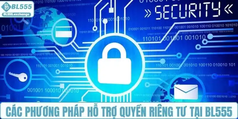 Các phương pháp hỗ trợ quyền riêng tư tại BL555