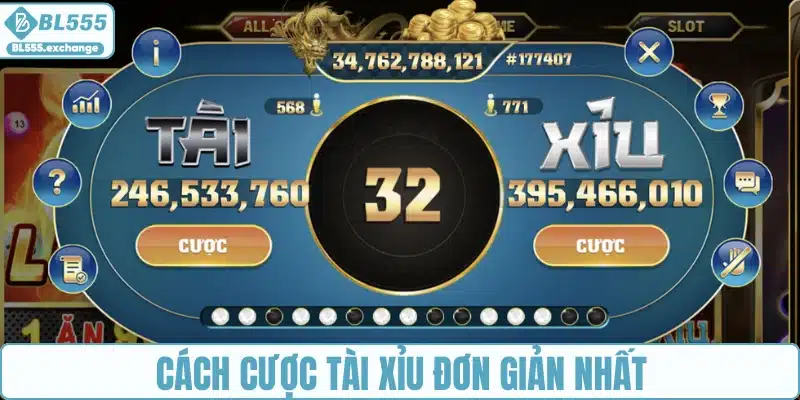 Cách cược tài xỉu đơn giản nhất